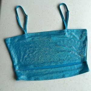 Sparkle Lightblue Cropped tanktop💎✨